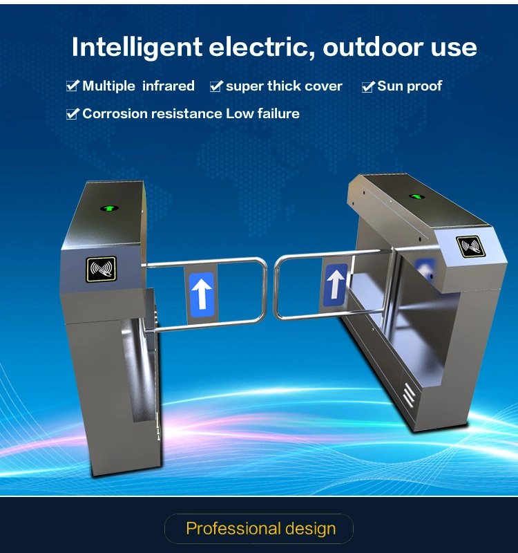 Unidirectional Automatic Swing Gate for Supermarket Entrance Automatic Induction Gate