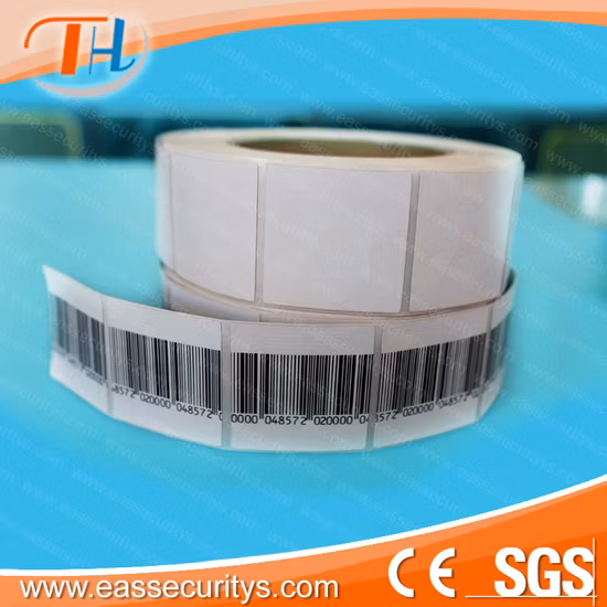 Etichetta EAS da 8,2 MHz Etichetta RF Etichetta EAS morbida Etichetta EAS